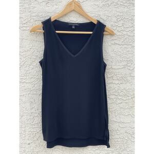 Banana Republic Black Vneck Sleeveless Top - XS
